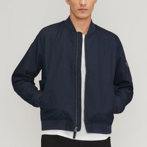 EVERLANE Uniform Bomber Jacket- Navy XS